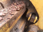 Chassis with Tiras de desgaste del deslizamiento de la vertedera