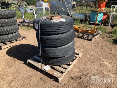 (4) Michelin 10.00R15 Tires w/Wheels