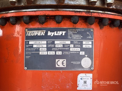 2009 Teupen LEO 36T Crawler Diesel Nacelle Araignée Spider Articulating Boom Lift