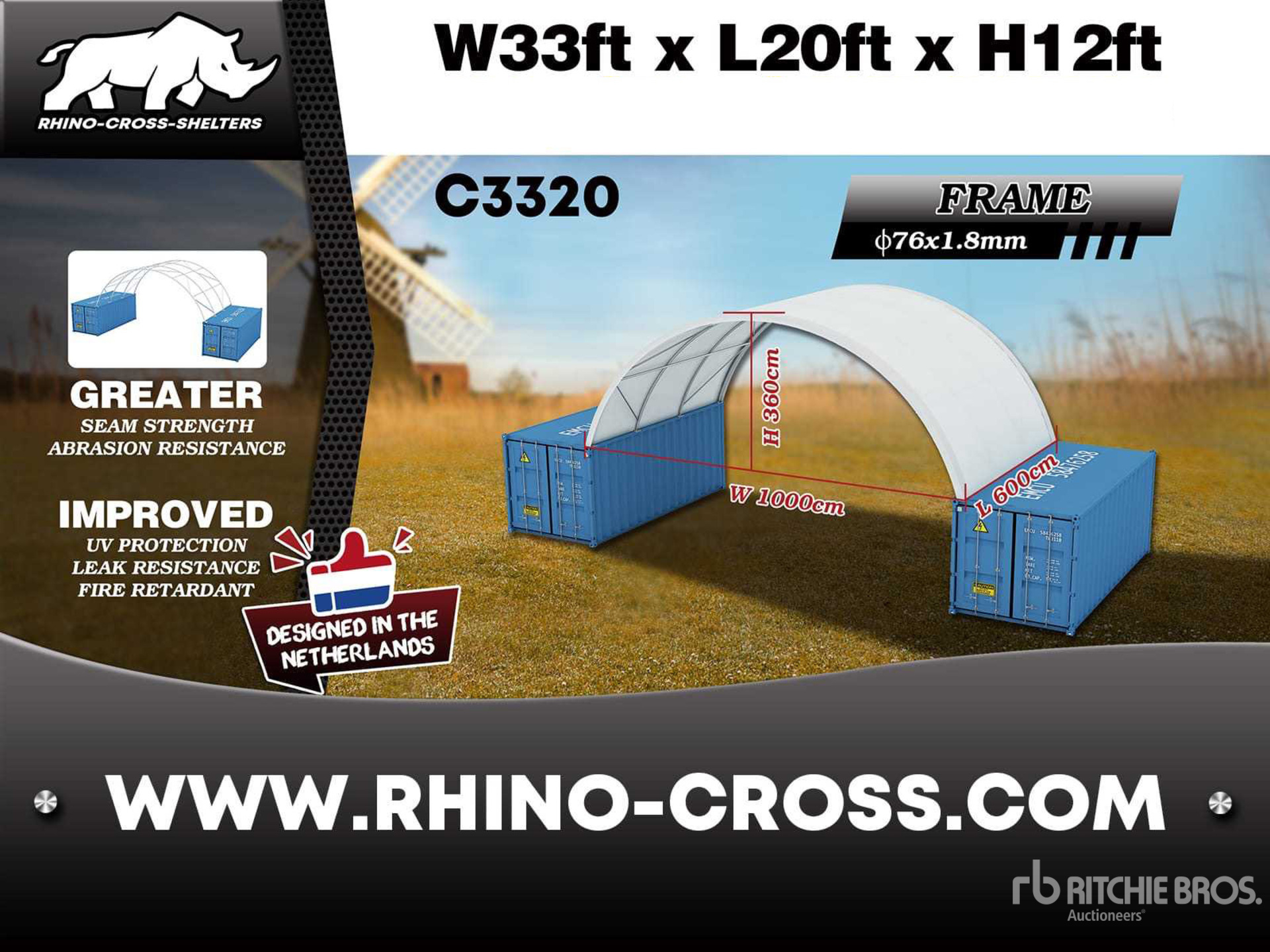 Rhino-Cross C3320 Edificio de almacenaje (Unused)