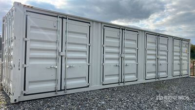 40 ft High Cube Multi-Door Storage Container (Unused)
