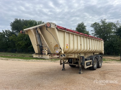 2005 Fruehauf DF33CZ T/A Semi-Remorque Benne 2 Essieux End Dump Trailer