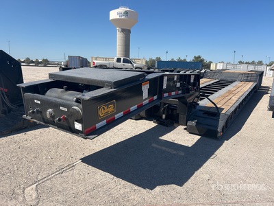 2025 Witzco RG-52 Tri/A Single Drop Removable Gooseneck Lowboy Trailer