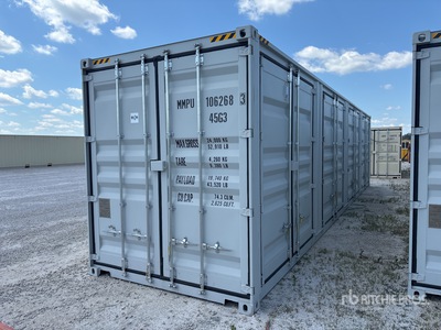 2025 40 ft High Cube Multi-Door Storage Container (Unused)