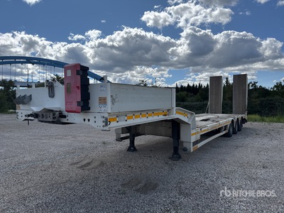 2012 Faymonville Multimax 56500 kg Tri/A Remorque Porte Engin 3 Essieux Lowboy Trailer
