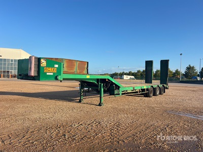 2007 ACTM  S46315R Remorque Porte Engin 3 Essieux Lowboy Trailer