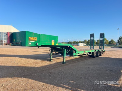 2006 ACTM  S46315 Remorque Porte Engin 3 Essieux Lowboy Trailer