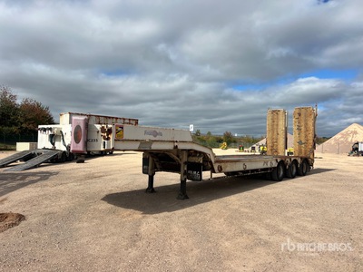 2008 Castera 3SS34T Remorque Porte Engin 3 Essieux Lowboy Trailer