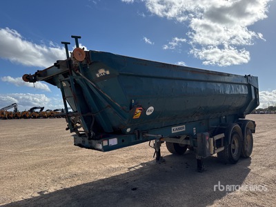 2008 Robuste S3302V T/A Demolition Semi-Remorque Benne Hinterkipper