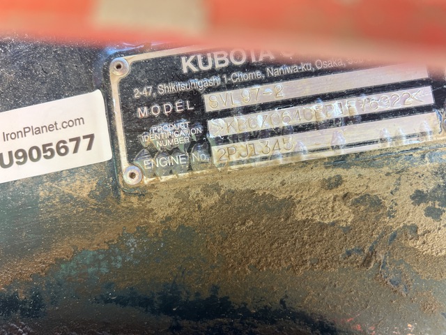 MINI CARGADOR SOBRE ORUGAS 2023 KUBOTA SVL972