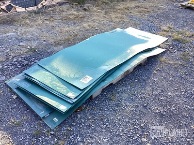 (9) Laird Plastics KYDEX 100 36X96X.125 L.GR Plastic Sheets