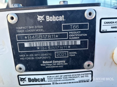 2021 Bobcat T66 Two-Speed Compact Track Loader