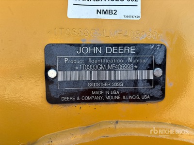 2021 John Deere 333G Two-Speed Oruga cargadora compacta