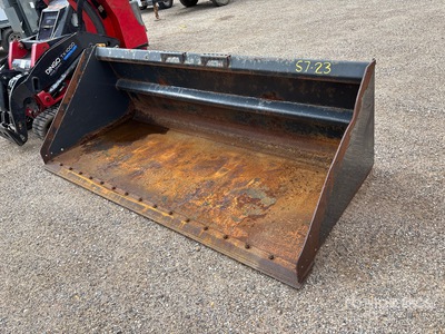 99 in General Purpose Snow/Mulch Skid Steer Bucket