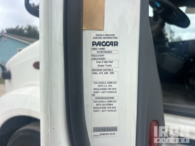 CAMIóN CAMAROTE 2016 PETERBILT