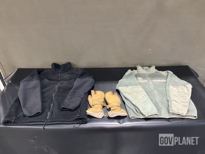 (3) Cold Weather Shirts, (66) Cold Weather Jackets & Assorted Items