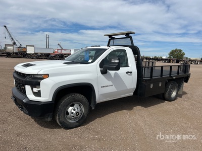 2020 Chevrolet 3500 4x4 Flatbed Truck