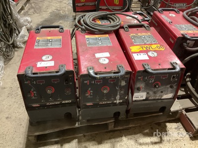 Quantity of (4) Lincoln Flextec 450 Electric Welder