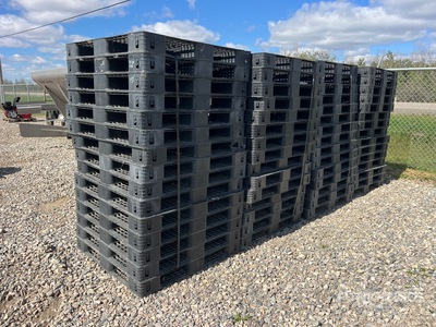 Quantity of (60) Plastic Pallets Varios, tienda, almacen, consumidor
