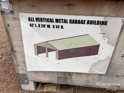 x 14 ft Metal Garage 倉庫
