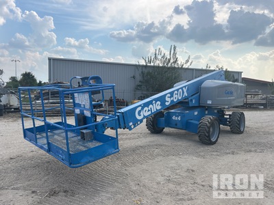 2015 Genie S60X 4WD Diesel Articulating Boom Lift
