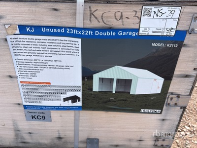 KJ K2119 Double Garage مخزن او كوخ (Unused)
