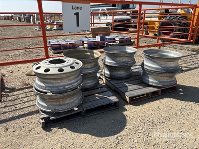 Quantity of (8) 25 in Wheels