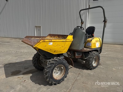 2016 Wacker Neuson 1501 1.5 t 4x4 Swivel Motobasculeur Dumper