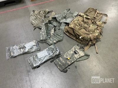 (15) Hydration Systems, (1) Rifleman Set, (4) Assault Packs & Assorted Items