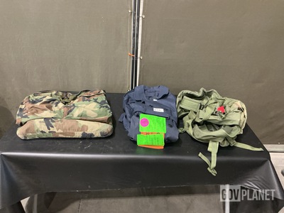 (7) Coats, (20) Duffel Bags, (12) Barracks Bags & Assorted Items