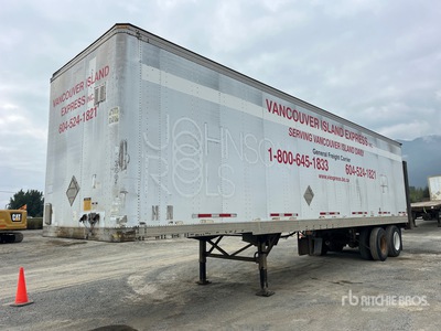 1996 Fruehauf 38 ft x 102 in T/A Van Trailer