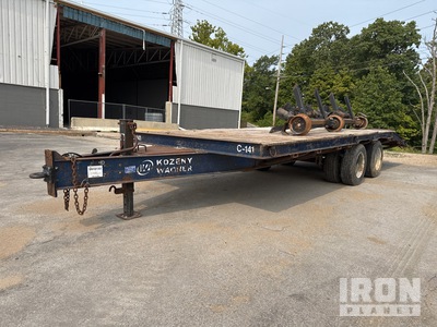 20 ft T/A Remorque à plateau