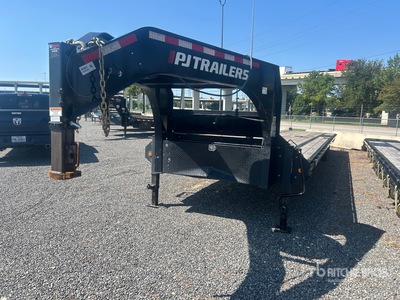 2025 PJ Trailers 40 ft T/A Gooseneck Remolque Portamaquinaria