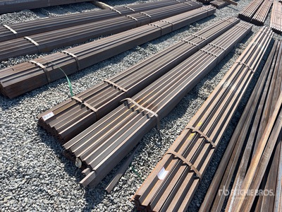 Quantity of (2) Bundles of 1 1/2 x 1 x 1/2 x 3/16 Angle Iron (Unused)
