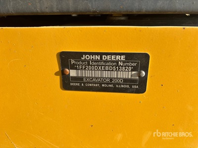 2012 John Deere 200D Excavadora de Cadenas