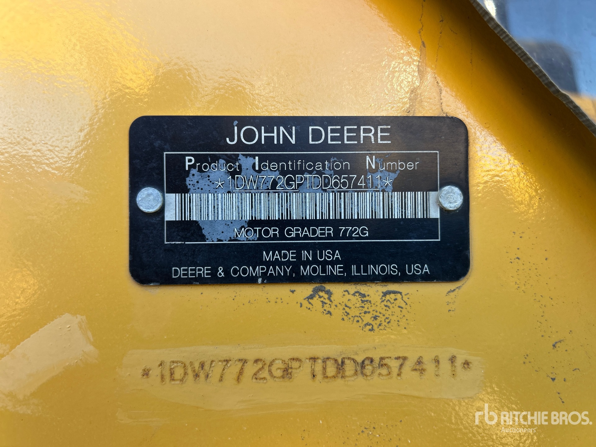 2014 John Deere 772GP AWD Motor Grader