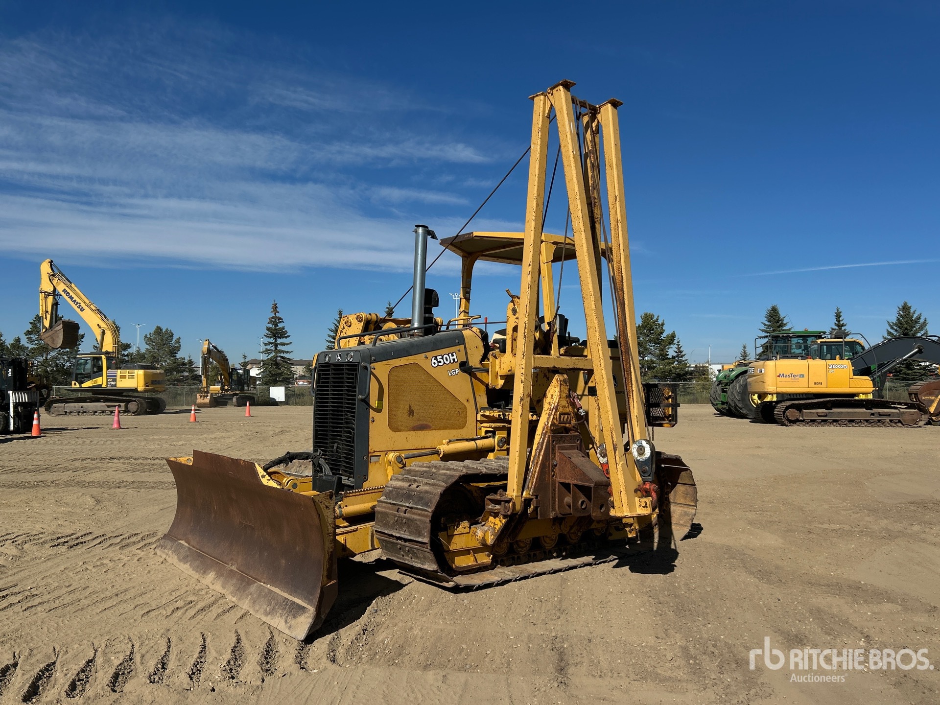 2003 John Deere 650H LGP Combination Pipelayer w/ Midwestern M520 Conversion
