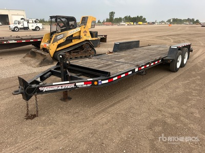 2017 Towmaster T-16DT 22 ft T/A مقطورة سطح السفينة المائلة