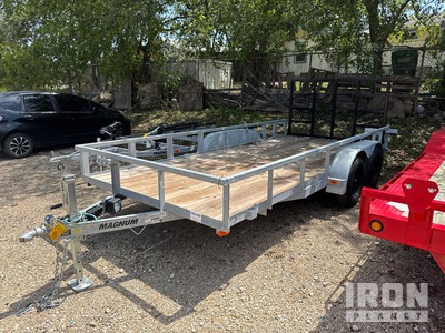 2024 Magnum 16 ft T/A Utility Trailer