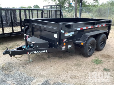 2024 PJ Trailers D3102 10 ft T/A Dump Utility Trailer (Unused)