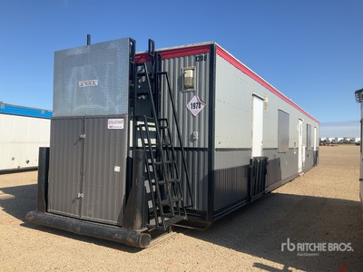 2012 Teton 60 ft x 12 ft Skid-Mounted Mobile Office