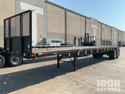 2007 Fontaine FTW-5-8045AW-UL 45 ft T/A Flatbed Trailer