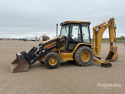 1999 Cat 416C 4x4 Graaflaadmachine