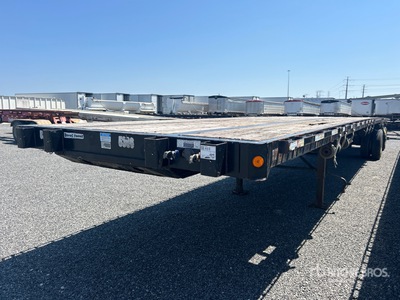 2014 Direct Trailer DT48SVFTWSA 48 ft T/A Spread Axle Flatbed Trailer