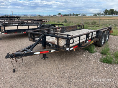 2018 Kearney 18 ft T/A Equipment Trailer