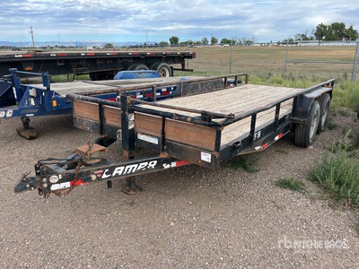 2018 Lamar 18 ft T/A Equipment Trailer