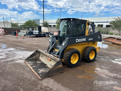 2017 John Deere 324G を見 Skid-Steer Loader