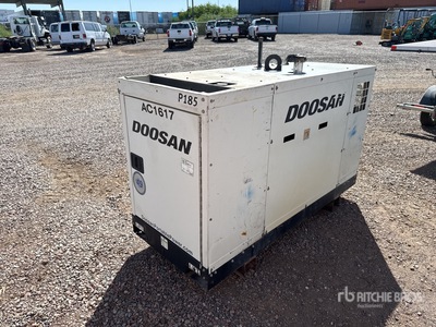 2014 Doosan P185WJDU-FX-T4I Skid-Mounted Air Compressor