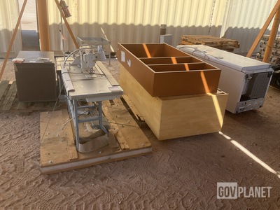 (1) Sewing Machine, (3) Refrigerators & (2) Bookshelves
