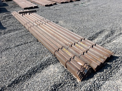 Quantity of (3) Bundles of 3 X 3 X 3/16 Angle Iron (Unused)